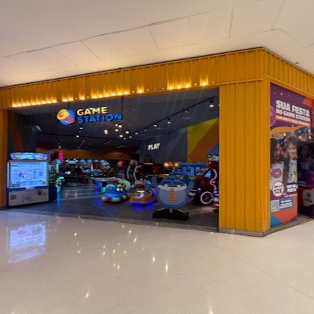 Logo da loja game station